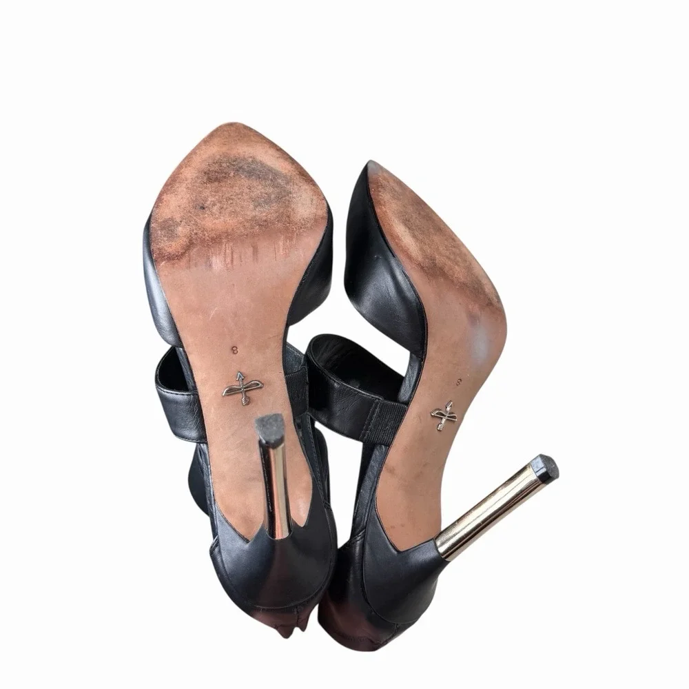 Pour La Victoire Zanie Women's‎ Ankle Strap Heels Black Size US 8